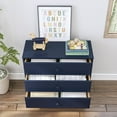 thumbnail image 6 of Max & Lily Solid Wood 3 Drawer Dresser, Blue, 6 of 9
