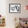 thumbnail image 3 of Historic Framed Print, [Dr. King and wife Coretta, smiling, surrounded by people], 17-7/8" x 21-7/8", 3 of 9