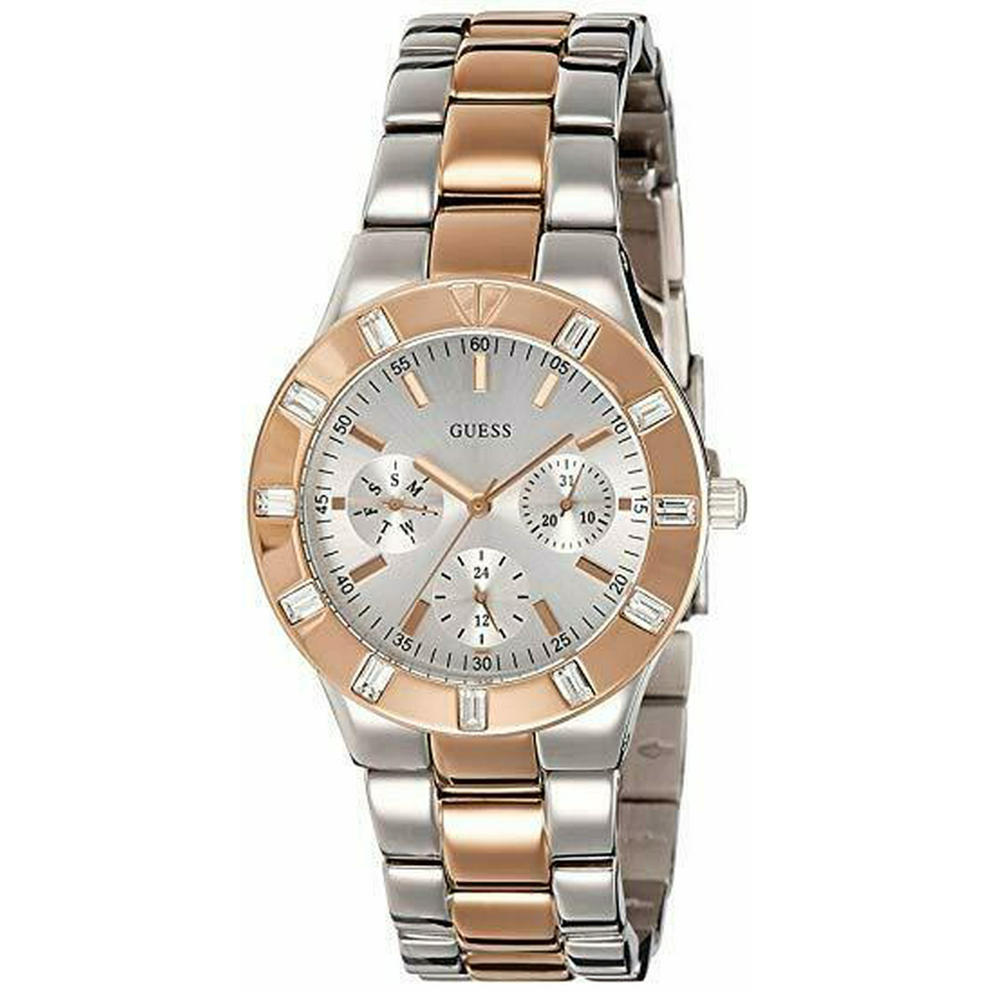 Guess Glisten Two Tone Ladies Watch W14551L1 Walmart