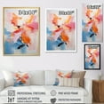thumbnail image 4 of Designart "Yellow Pink modern Expressionism Emphasizes The" Modern Canvas Print, 4 of 5