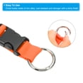 thumbnail image 3 of Correas de Conector de Equipaje 1x6.3" Cinturón de Viaje Agarre Añadir una Correa con Hebilla de Anillo, Naranja 4 Paquete, 3 of 6