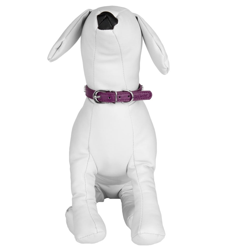 CUECUEPET Adjustable Dog Collar with Embellished Paw Bling Charms [Multiple Sizes]
