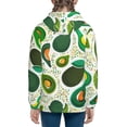 thumbnail image 4 of Kll Unisex Kids Boys Girls Hooded Pocket Pullover Hoodies-Green Avocado, 4 of 9