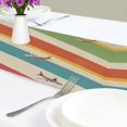 thumbnail image 4 of Yayeee Table Runner 90 inches Long Home Kitchen Dinning Party Decoration, Colorful Plane, 4 of 7