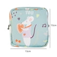 thumbnail image 3 of SEARCHI Sanitary Napkin Storage Bag, Zipper Menstrual Pad Bag Portable Sanitary Napkin Storage Tampons Holder for Teen Girls Store Sanitary Pads for Women, 3 of 9