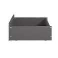thumbnail image 3 of AFI Under Bed Foot Drawer Storage Drawer for Platform Beds, Twin, Grey, 3 of 8
