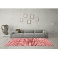 thumbnail image 3 of Ahgly Company Indoor Rectangle Solid Red Modern Area Rugs, 4' x 6', 3 of 4
