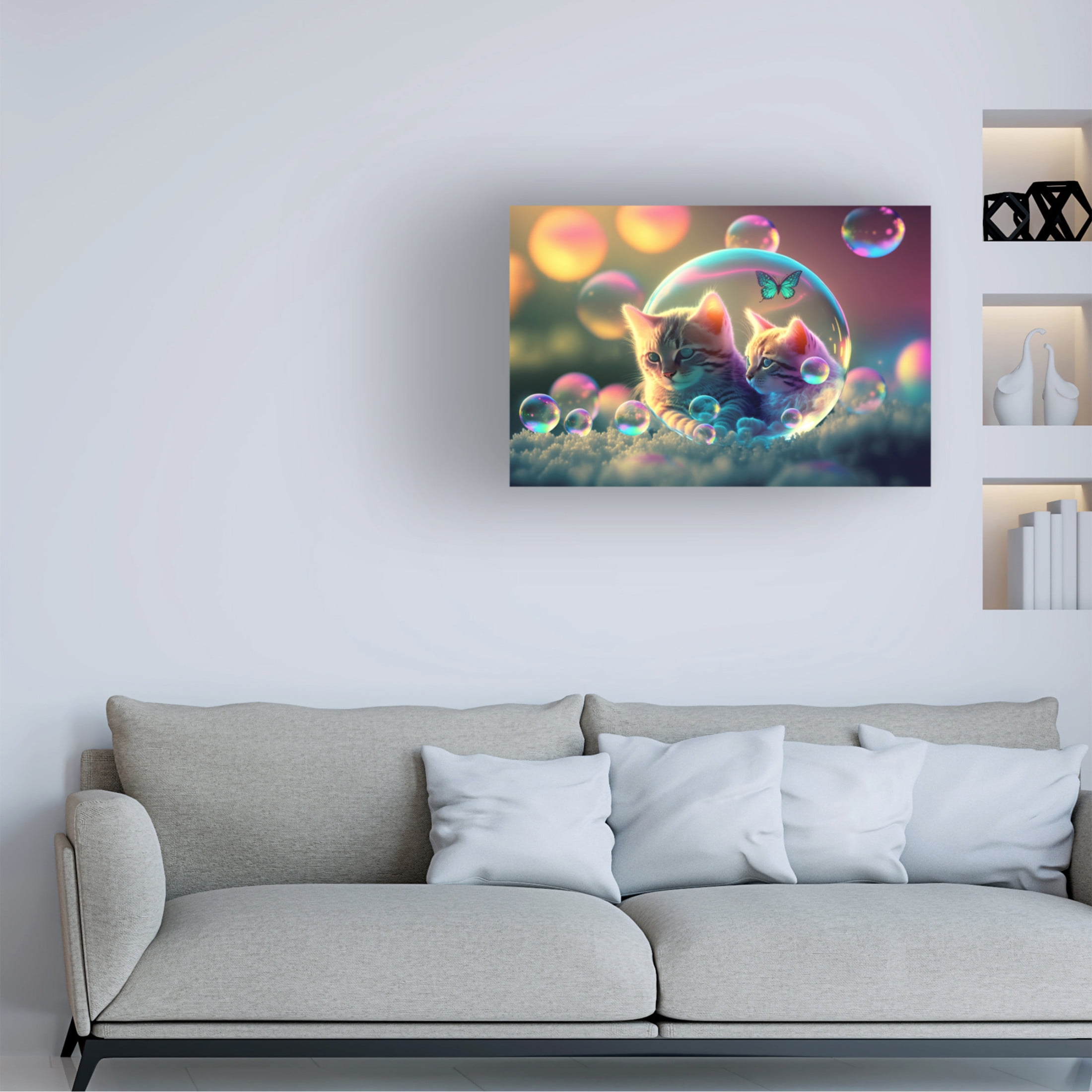Canvas Wall Art - Ray Heere 'Mystical Morning 2' Wall Art for Living Room, Bedroom, or Office Décor by Trademark Fine Art - 47 x 30 Inches