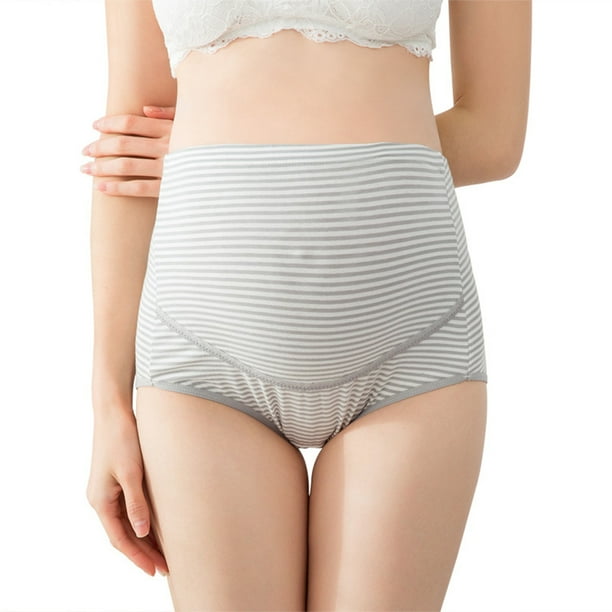 Culottes de grossesse en coton taille haut