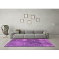 thumbnail image 3 of Ahgly Company Indoor Square Oriental Pink Industrial Area Rugs, 8' Square, 3 of 4