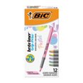 thumbnail image 1 of BIC Brite Liner Grip Pastel Highlighter Set, Chisel Tip, 12-Count Box of Pastel Highlighters in Assorted Colours, Cute Highlighters for Bullet Journaling, Note Taking and More, 1 of 8