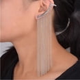 thumbnail image 5 of Pendiente de borla cuelga oreja de plata Yuyangstore Ear Clip Manguito, 5 of 5