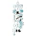 thumbnail image 3 of Collections Etc Winter Snowman Holiday Garden Wind Chimes White, 3 of 4