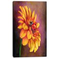 thumbnail image 2 of Gerber et Coccinelle Aquarelle - Impression sur Toile Florale, 2 of 4