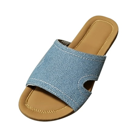 

BADHUD Womens Fashion Orthotic Slides Ladies Lightweight Athletic Yoga Mat Sandals Slip On Thick Cushion Slippers Sandals With Comfortable Plantar Fasciitis Arch Support