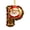 P, variant on Kmonabie Acrylic Christmas Tree Letter Pendant, Personalized Alphabet Ornament with Santa Hat Design, Hanging Decor for Xmas Tree Holiday DIY Craft
