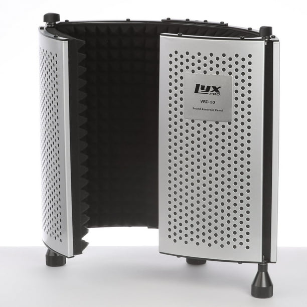 LyxPro VRI10 Portable Adjustable Sound Absorbing Vocal Recording Panel Acoustic Isolation