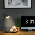 thumbnail image 3 of Globe Electric 28" Contemporary Heavy Base Architect Black Swing Arm Desk Lamp, 5698601, 3 of 13