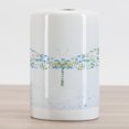 thumbnail image 2 of Dragonfly Ceramic Toothbrush Holder, Macro Futuristic Digital Winged Bug Made Spots and Dots Insect, Decorative Versatile Countertop for Bathroom, 4.5" X 2.7", Blue Green, by Ambesonne, 2 of 4