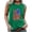 Green, variant on Women's 4th of July Tank Tops Proud Patriotic Stars and Stripes Graphic Tshirts Cotton Sleeveless T-shirts Cami Athletic Crewneck Tanks Summer Tops for Women 2024