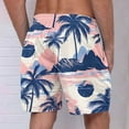 thumbnail image 4 of ZCFZJW Summer Swim Trunks for Men Quick Dry Tropical Palm Tree Print Elastic Waist Bathing Suit Swimwear Lightweight Casual Beach Board Shorts with Pockets Multicolor#05 XXXXXL, 4 of 4