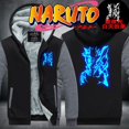 thumbnail image 1 of Akatsuki Naruto Luminous Sweatshirts Hoodies Fleece Oversized Hooded Thick Uchiha Sasuke Jacket Men Personality Outerwear CoatXXL Gao Jinjia LED, 1 of 2