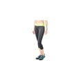 thumbnail image 1 of Aeropostale Womens Active Crop Athletic Track Pants, Yellow, Juniors, X-Small, 1 of 3