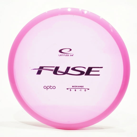 Latitude 64 Opto Fuse Disc Golf Midrange Disc, Pick Color/Weight [Stamp & Exact Color May Vary] Pink 173-174 grams