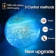 thumbnail image 5 of 16-Color LED Night Light with Wooden Stand, Remote and Touch Control for Galaxy and Lava Effects, 5 of 5