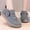 Grey, variant on Unisex Solid Color Mid Top Ankle Boots With Side Zipper Comfortable On Casual Shoes Lightweight Non Footwear For Spring Fall Daily Walking And Outdoor Activities Purple 36