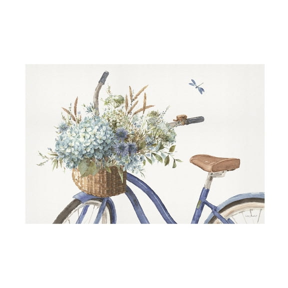 Lisa Audit 'Bohemian Blue 08 Landscape' Canvas Art