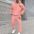 thumbnail image 4 of CONZONE Mens 2 Piece Sweatsuits Casual Men's Jogging Tracksuit Set Graphic Y2K Print Pullover Hoodie Pants Sweat Suit for Men Cozy Fall Winter Athletic Track Suit Outfits, 4 of 8