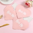 thumbnail image 5 of RKSTN Heart Napkins - 100 PCS - Bulk Heart Shaped Valentine's Day Disposable Napkins for Valentine's Day Decorations Party Supplies - Pink, 5 of 6