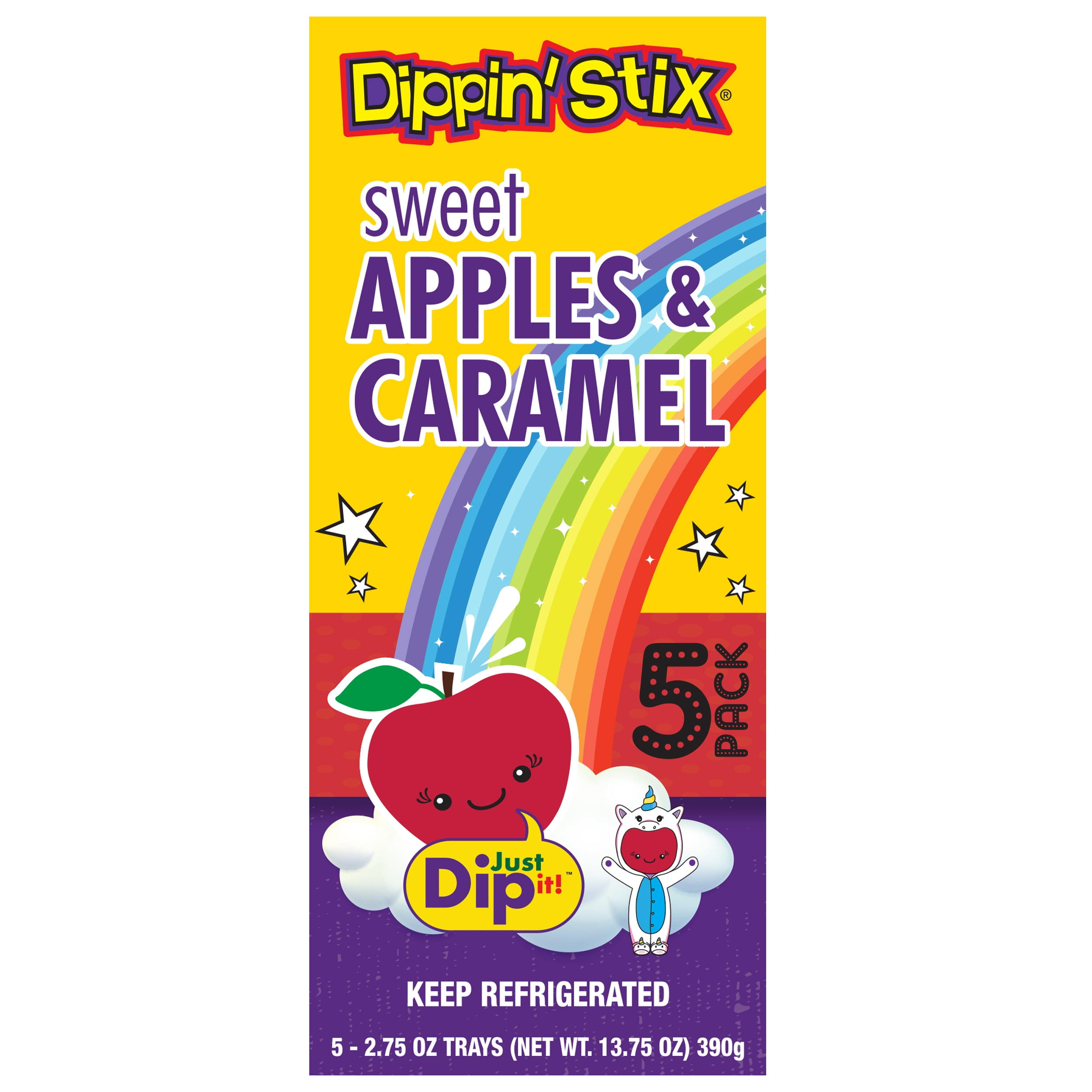Dippin’ Stix Sweet Apples & Caramel, 2.75oz, 5 Count