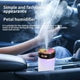 thumbnail image 6 of WQQZJJ Household Car Humidifier, Gas Hydrating Moisturizing Spray, Small Desktop Colorful Lights,Water Mist Humidification USB Petaloid Humidifiers For Home Small Humidifier, 6 of 8