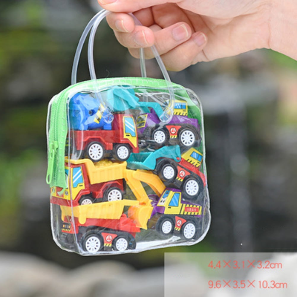 Pull Back Vehicles,6 Pack Friction Powered Pull Back Car Toys, Vehicles
