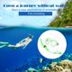 thumbnail image 5 of Snorkel Máscara de natación Buceo Scuba Set para adultos Gafas subacuáticas (Verde) Likrtyny Para estrenar, 5 of 8