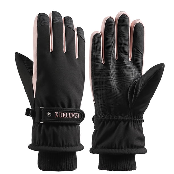 Teissuly Winter Skiing Gloves, Tow-finger Touching Screen Outdoor Warm Windproof Thermal Gloves, Winter Outdoor Sports Gloves Size Fits All Unisex Teissuly WER202311011900