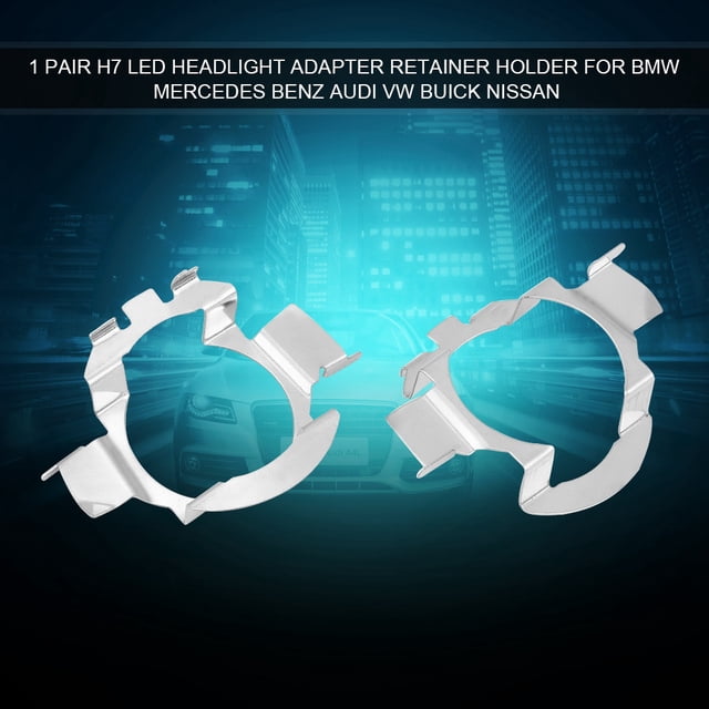 Adaptadores de bombillas LED H7 1 par Soporte de retenedor de adaptador de faro LED H7 para Benz Clase B Clase ML Opel Chery D05 ANGGREK Otros