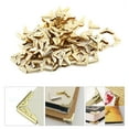 thumbnail image 3 of 100 Pcs Protecteurs de Coins de Livres Rétro Jaunes, Coins de Cahier Parfaits, Style Rétro Nostalgique, Surface Fine Sculptée, Protéger Décorer Livre, 3 of 7