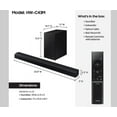 thumbnail image 5 of Restored Samsung 2.1Ch 210W Soundbar with Wireless Sub - Black HW-C43M (Refurbished), 5 of 5