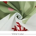 thumbnail image 4 of Merry Christmas Shower Curtain, Winter Xmas Tree Snowflake Holiday Red and Green Waterproof Fabric Machine Washable for Bathroom Bathtub Decor with Hooks 72Wx84H, 4 of 6