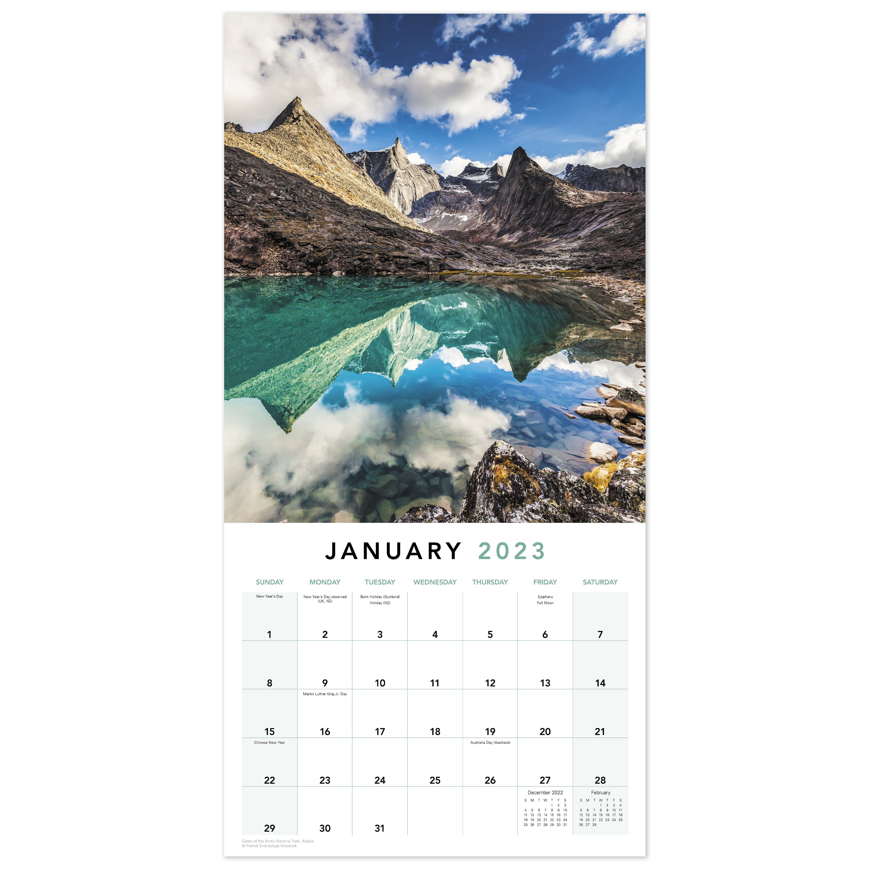 2023 Wall Calendar, National Parks, 12" x 12" by Mead (WMEP0810-23)