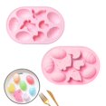 thumbnail image 2 of Silicona Para Pascua, Moldes Para Hornear Conejitos, Molde De Silicona Ligero Y Duradero Para Huevos De Conejito De Pascua Para Gelatina De Jabón De Caramelo Advancent HA044243-02, 2 of 6