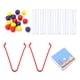 thumbnail image 5 of Juego de cuentas de clip de clasificación de colores, juego de cuentas de clip para niños, juego de rompecabezas de cuentas, juguetes de clasificación de cuentas de colores, funcionalidad versátil, 5 of 12