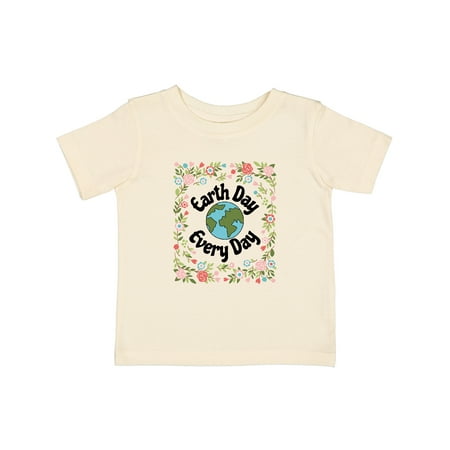 

Inktastic Earth Day Every Day 2023 Environmental Gift Baby Girl T-Shirt