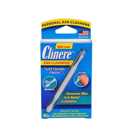 Clinere Earwax removal Ear Cleaners, 10 Ct (Best Way To Clean Ears Without Q Tips)