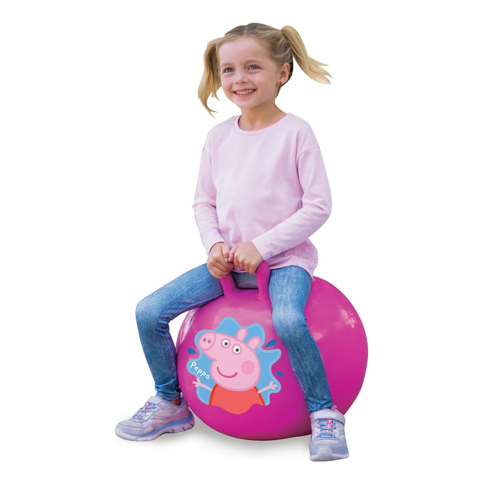 Peppa Pig 15 Inch Kids Toy Hopper Ball Hop, Bounce and Play Walmart