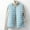 Light Blue-Coat, variant on Qetyuw Puffer Vest for Women Sleeveless Lightweight Quilted Down Coat Vests Button Down Casual Jackets with Pocket