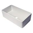 thumbnail image 6 of ALFI brand ABF3318S 33" White Thin Wall Single Bowl Smooth Apron Fireclay Kitchen Farm Sink, 6 of 10